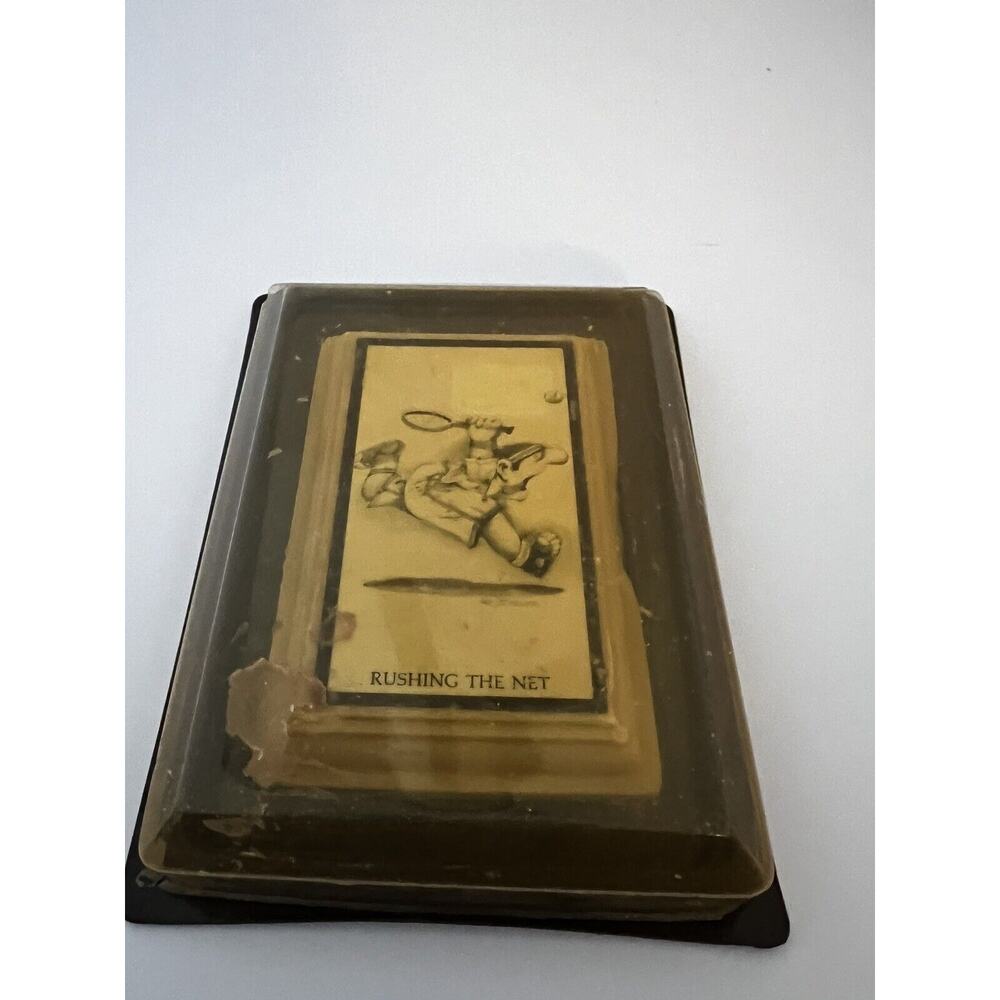 Village Bath Product Gary Patterson RUSHING THE NET Tennis Decorative Soap Sport